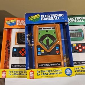 3 pack of throwback mattel type games all new